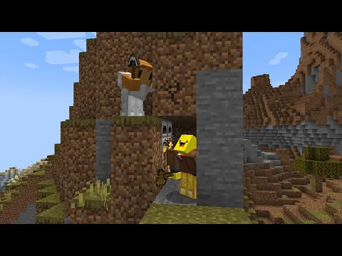 Minecraft Manhunt But It's Scripted Thumbnail